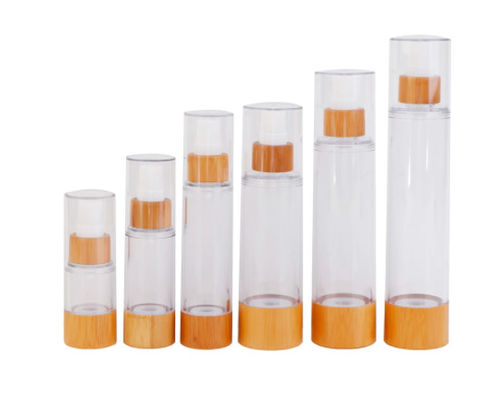 el cosmético biodegradable de 80ml 4oz sacude el empaquetado cosmético de las botellas privadas de aire de 42m m