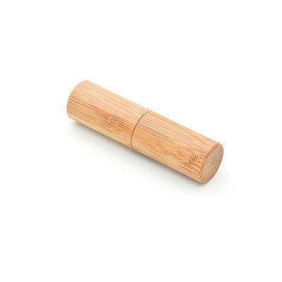 el envase de madera crudo del tubo de la barra de labios del protector labial 3.5g de 21m m abulta los 8cm