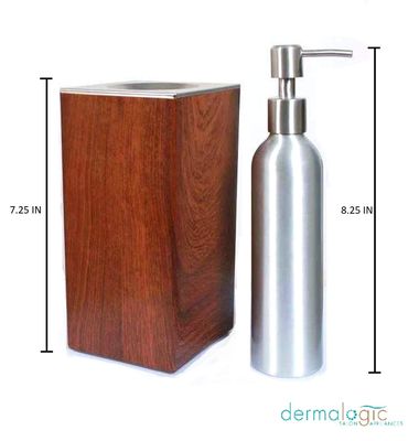 Las 24 410 8,5 onzas líquidas recargable de aluminio cosmético embotellan 300ml 24m m