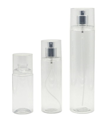botellas plásticas vacías del espray 250ml con la bomba de aluminio