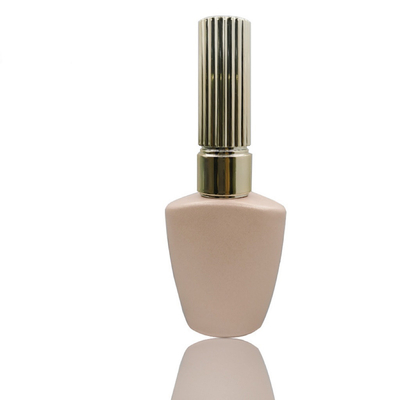 Botella Matte Ivory Clear Empty del esmalte de uñas del cuadrado 12ml