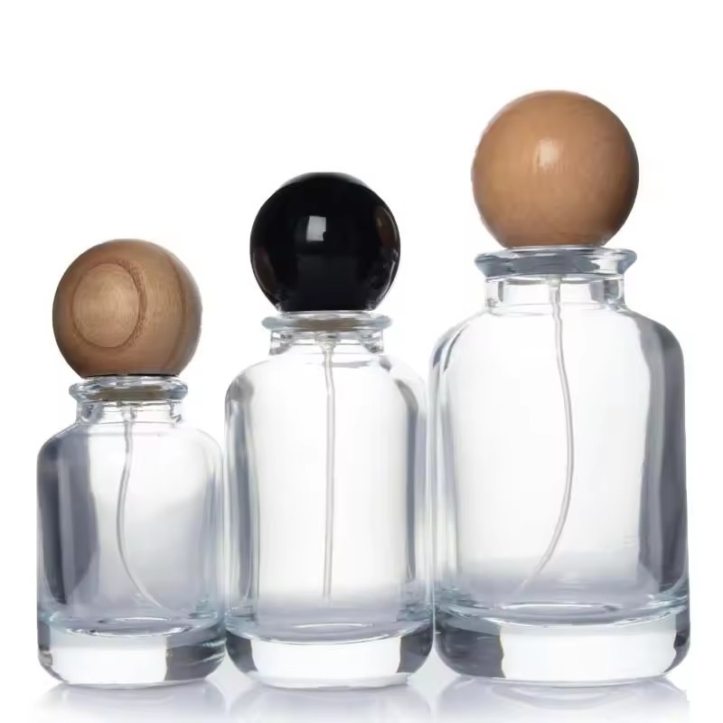 30 ml 50 ml 100 ml botella de spray cosmético envasado en perfumes de lujo coloridos