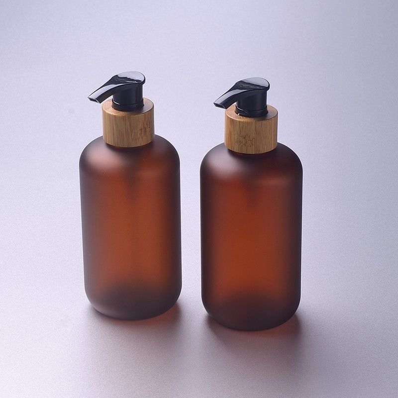 8oz heló el ODM de empaquetado cosmético del ANIMAL DOMÉSTICO 250ml de la botella de los tarros privados de aire ULTRAVIOLETA cosméticos ambarinos de la protección